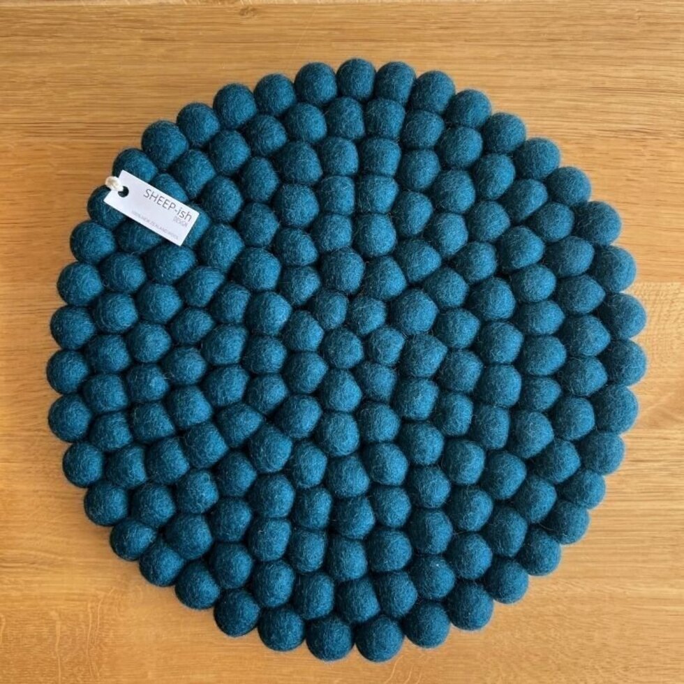 Felt Ball Pot Stand Round
