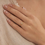 Aphrodite Heart Ring Gold