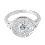 Helios Blue Topaz Ring