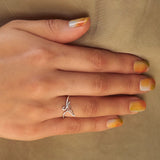 Spirited Dolphin Tail Ring