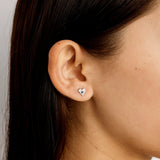 Love Heart London Blue Studs