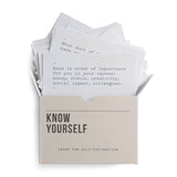 Know Yourself Prompt Cards