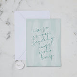 So Sorry - Card