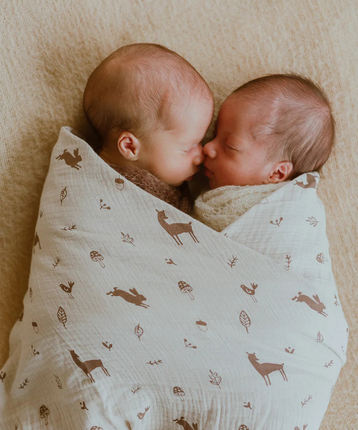 Organic Muslin Swaddle Woodlands