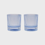 The Scout Lowball Glasses - Set of 2 / Blue