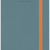 My Notebook - Medium Plain - Blue-Grey