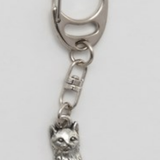 Sitting Cat Keyring - Small
