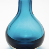 Glass Bud Vase - Blue - 15cm