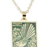 Piwakawaka - Stamp Necklace