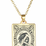 Huia Birds - Stamp Necklace