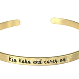 Kia Kaha And Carry On - Bangle