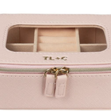Clear Top Jewellery Case - Blush