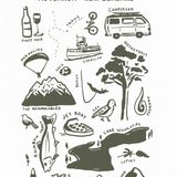 Life is Better - Queenstown Dark Green A3 Poster