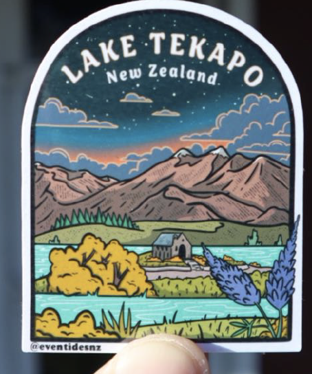 Eventide Sticker - Lake Tekapo