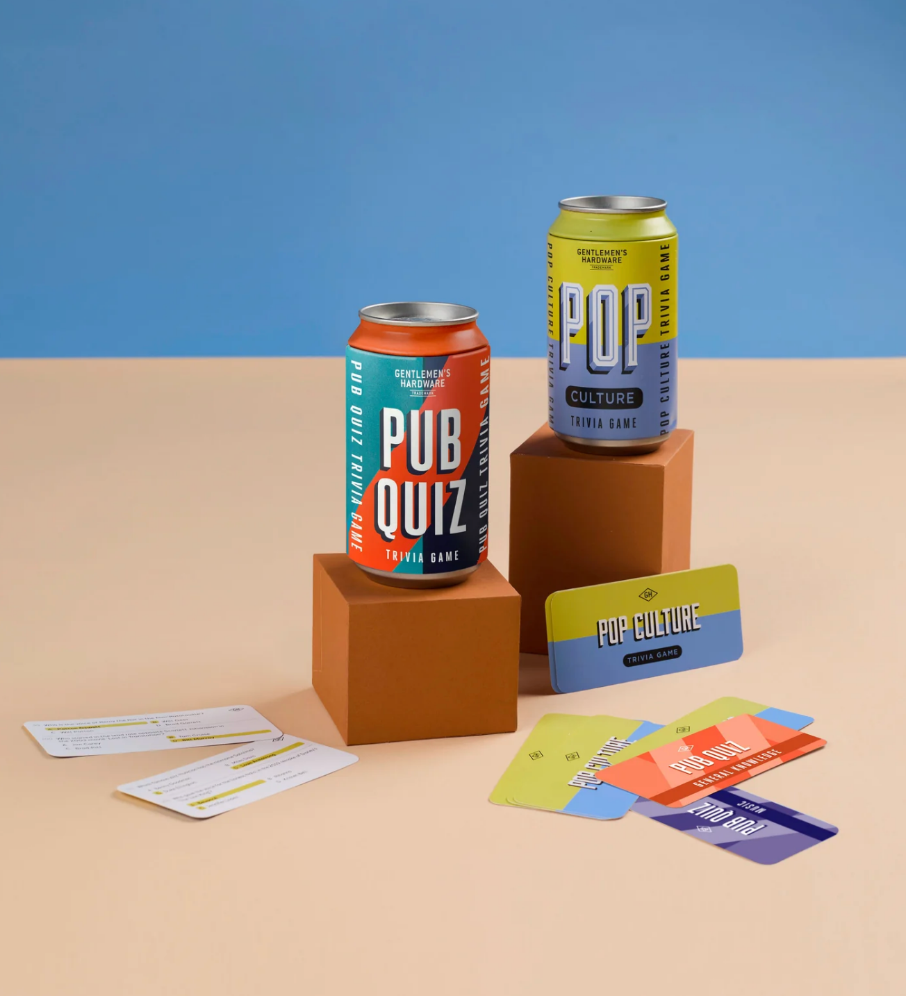Pop Quiz in a Can