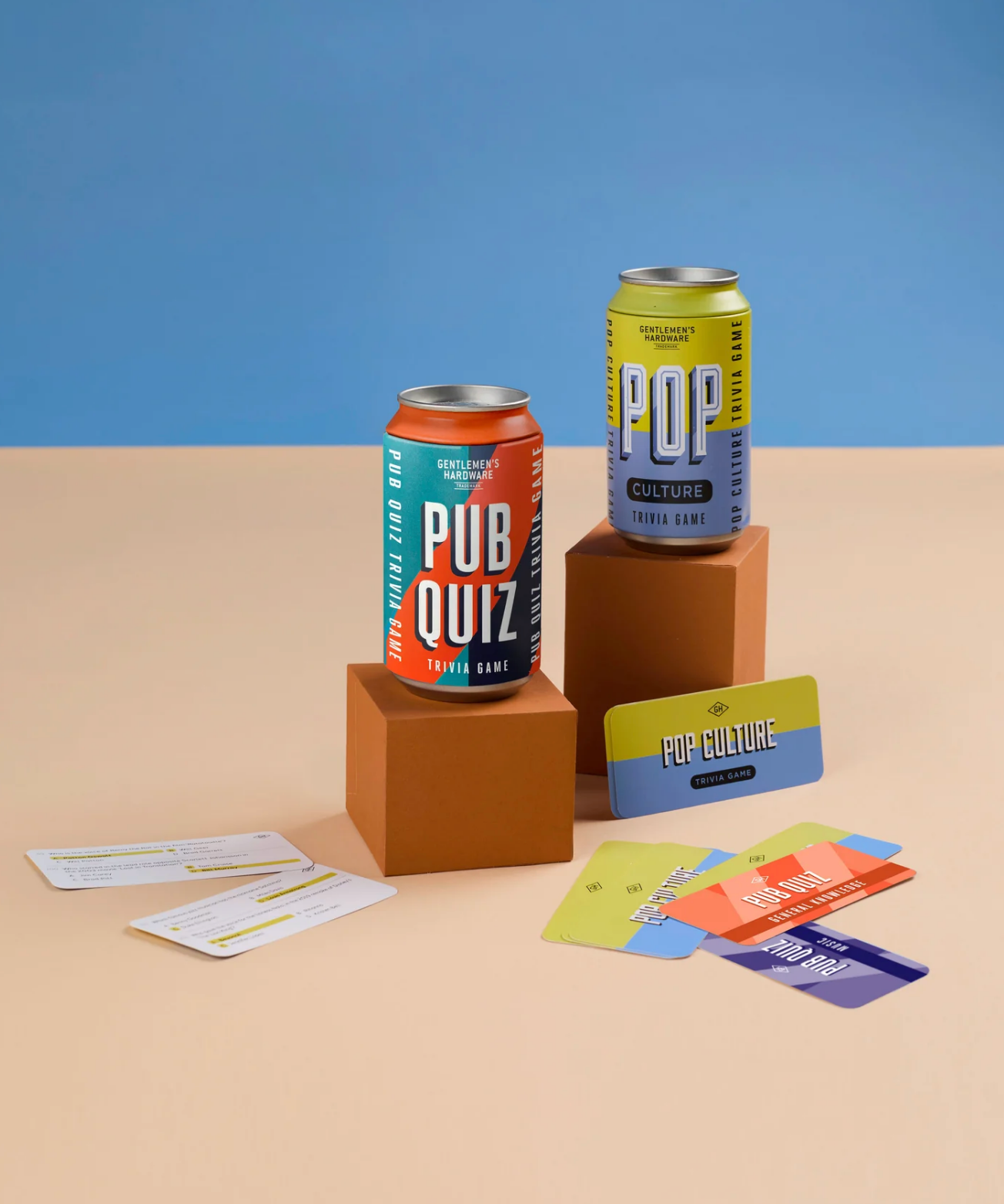 Pop Quiz in a Can