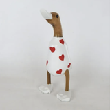 Heart Duck Red - 28cm High