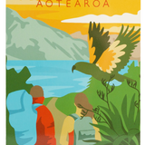 Metal Postcard - Sth Island Tramping