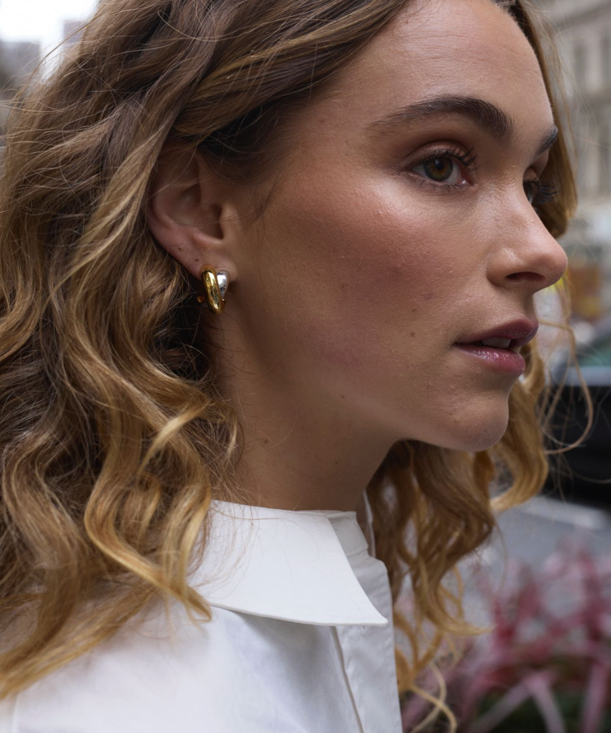 Freya Hoop - Gold/Silver