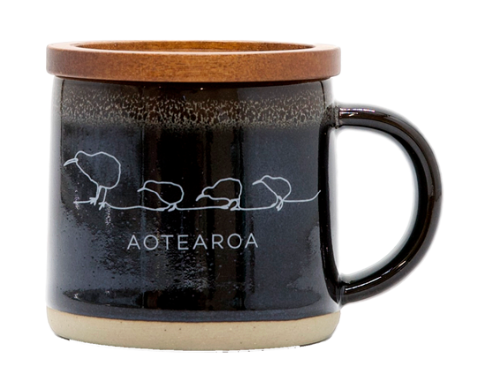 Glazed Ceramic Espresso Mug - Kiwi