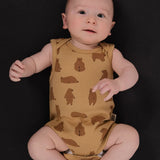 Singlet Bodysuit - Chubby Bear