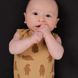 Singlet Bodysuit - Chubby Bear