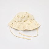 Organic Muslin Sun Hat - Daisy