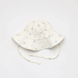 Organic Muslin Sun Hat - Enchanted Garden