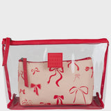 Assorted Red Bow - Twin Set