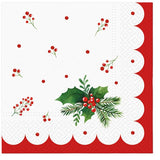 Holly In The Frame - Napkins