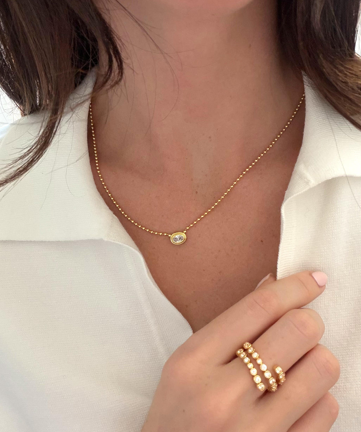 Zoe Necklace - Gold