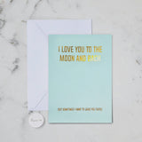 To The Moon - Card