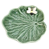 Bee Leaf Dish Green