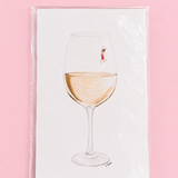 White Wine Lover Print - A4
