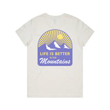 Life is Better - Women's Retro Organic T-Shirt