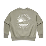 Life is Better  - Women's Crew - Queenstown
