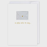 A Little Note To Say Envelope - Card