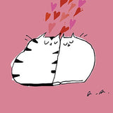 Cat Love - Love Card