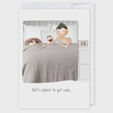 Shit's About To Get Real - Baby Card