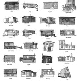 Baches and Cribs- A4 Print