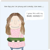 Bare Hands - Humour Card
