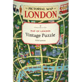 Map Of London 1000 Pce - Vintage Puzzle