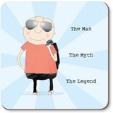Rosie Made A Thing Coaster - The Myth