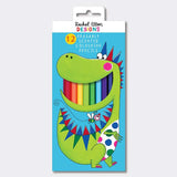 Dinosaur - Scented Colouring Pencils - Bx 12