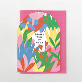 Wild Foliage - Thank You Card