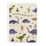Dinosaurs Happy Birthday - Card