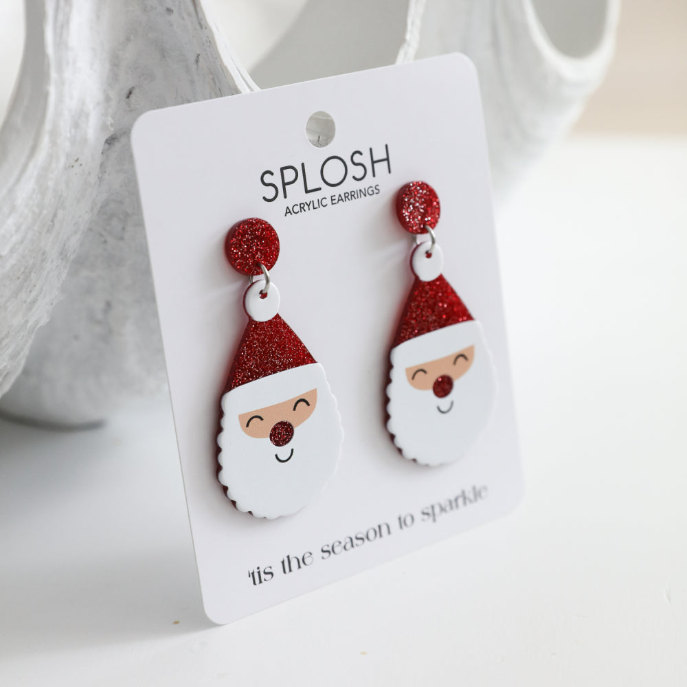 Christmas Santa Earrings
