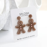 Gingerbread Man Earrings