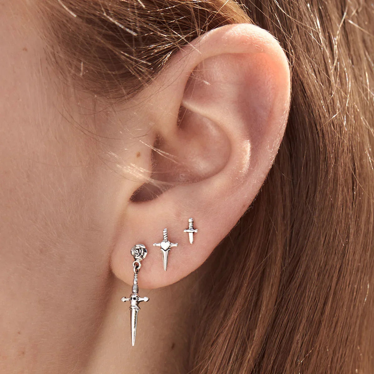 Guarded Heart Studs