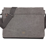 Classic Flap Front Messenger Large - Charocaol